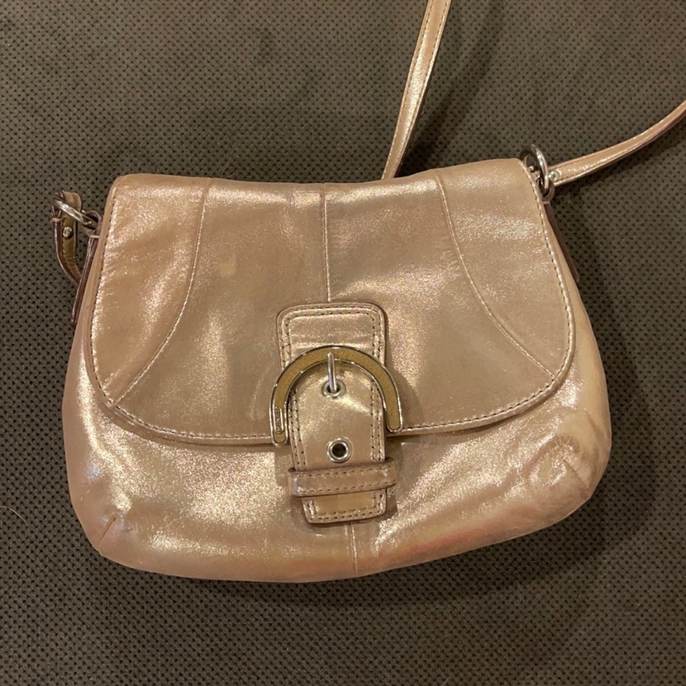 COPY - Coach Gold Cluch/crossbody